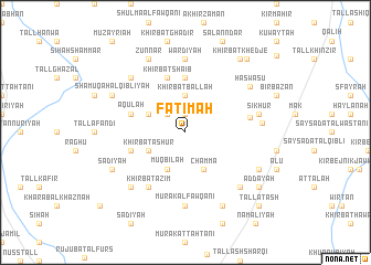 map of Fāţimah