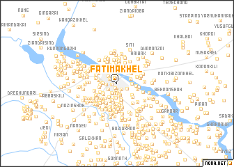 map of Fātima Khel