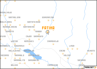 map of Fátima