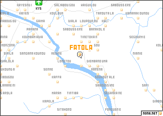 map of Fatola