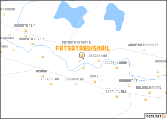 map of Faţsat ‘Abd Ismā‘īl