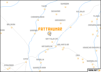 map of Fattāḩ ‘Umar