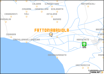 map of Fattoria Badiola