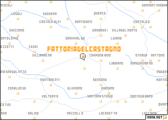 map of Fattoria del Castagno