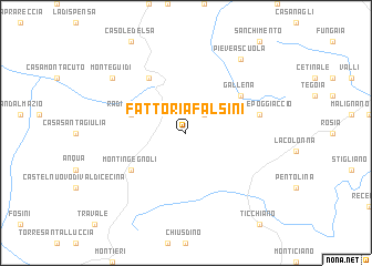 map of Fattoria Falsini