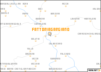 map of Fattoria Gargiano