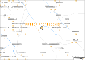 map of Fattoria Montecchio