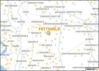 map of Fattūwāla