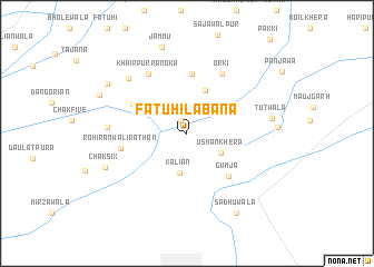 map of Fatuhi Labāna