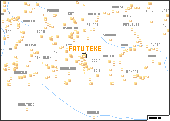 map of Fatuteke