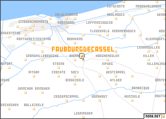 map of Faubourg de Cassel