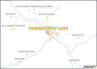 map of Faubourg Saint-Jean