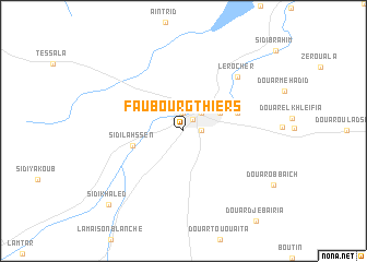 map of Faubourg Thiers