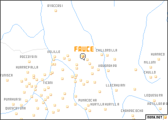 map of Fauce
