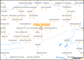 map of Fauchisse