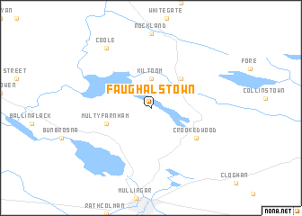 map of Faughalstown