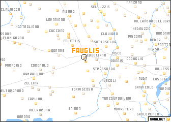 map of Fauglis