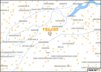 map of Faujiān