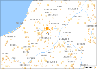 map of Fauk