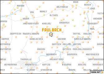 map of Faulbach