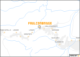 map of Faulconbridge
