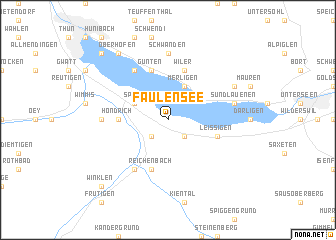 map of Faulensee