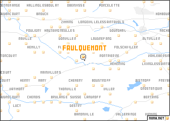 map of Faulquemont