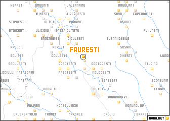 map of Făureşti