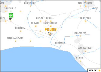 map of Faure