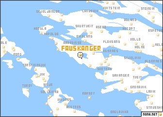 map of Fauskanger