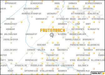 map of Fautenbach