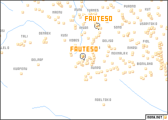 map of Fauteso