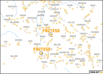 map of Fauteso