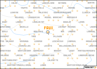 map of Faux