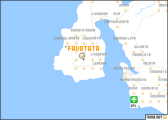 map of Favatáta