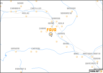 map of Fava