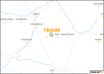 map of Faveira