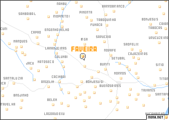 map of Faveira