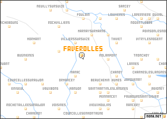 map of Faverolles