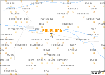 map of Favrlund