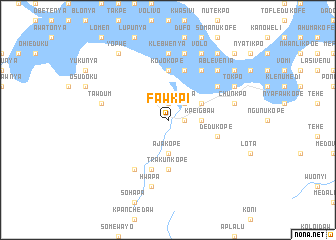 map of Fawkpi