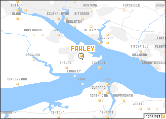 map of Fawley