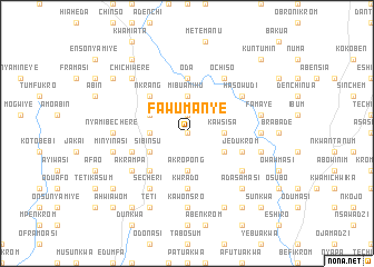 map of Fawumanye