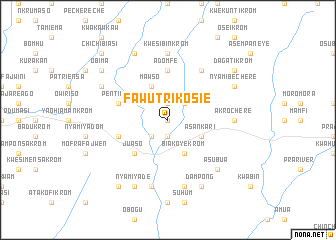 map of Fawutrikosie