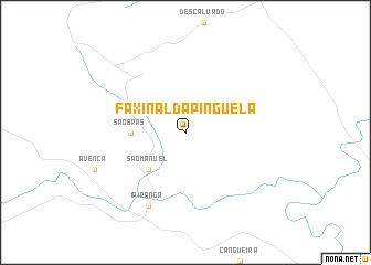 map of Faxinal da Pinguela