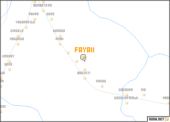 map of Faya II