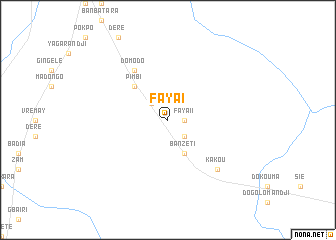 map of Faya I