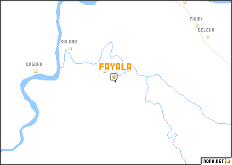 map of Fayala