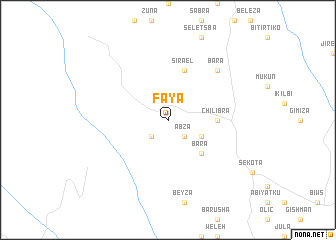 map of Faya