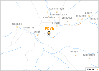 map of Fayd